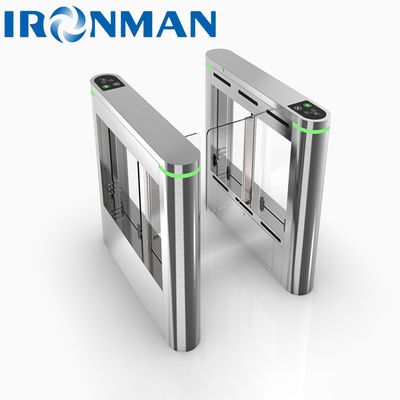 गुणवत्ता  Pedestrian Swing Gate Turnstile SUS304 Electronic Security Turnstiles कारखाना