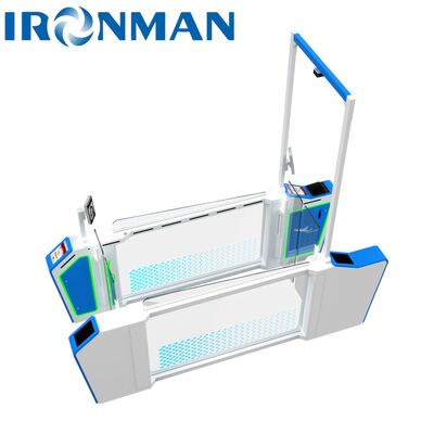 गुणवत्ता  High-Security AB Interlocking Turnstile Door System - 3D Anti-Piggyback Access Control for Data Centers & Government Buildings कारखाना