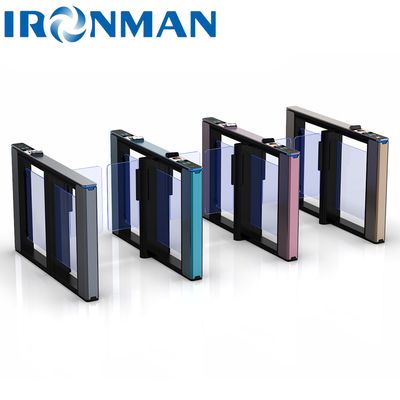 IRONMAN IM.LB.01 बिल्डिंग एक्सेस कंट्रोल के लिए बहुरंगी ऑप्टिकल स्पीड गेट टर्नस्टाइल
